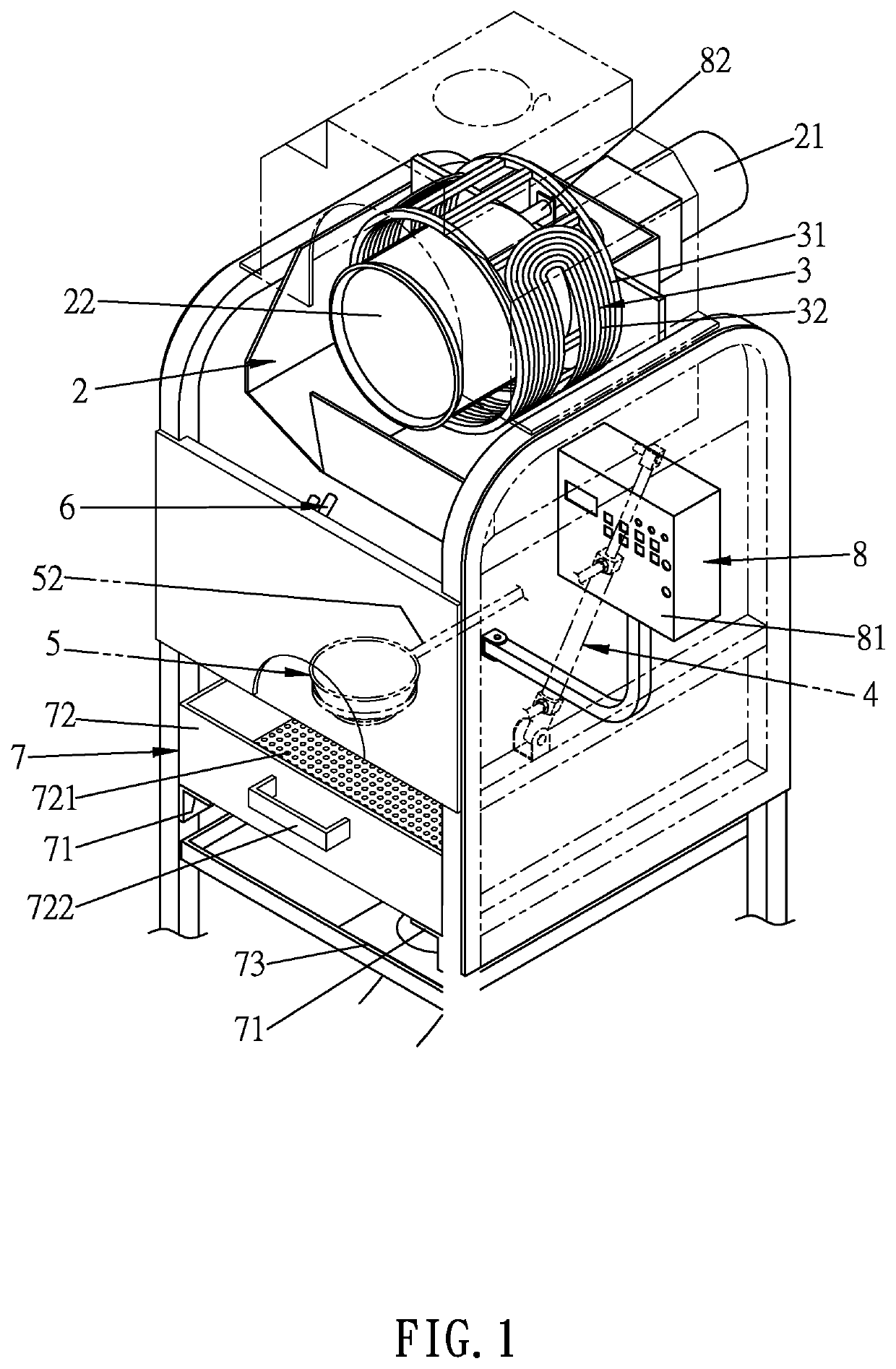 Automatic stir-fryer