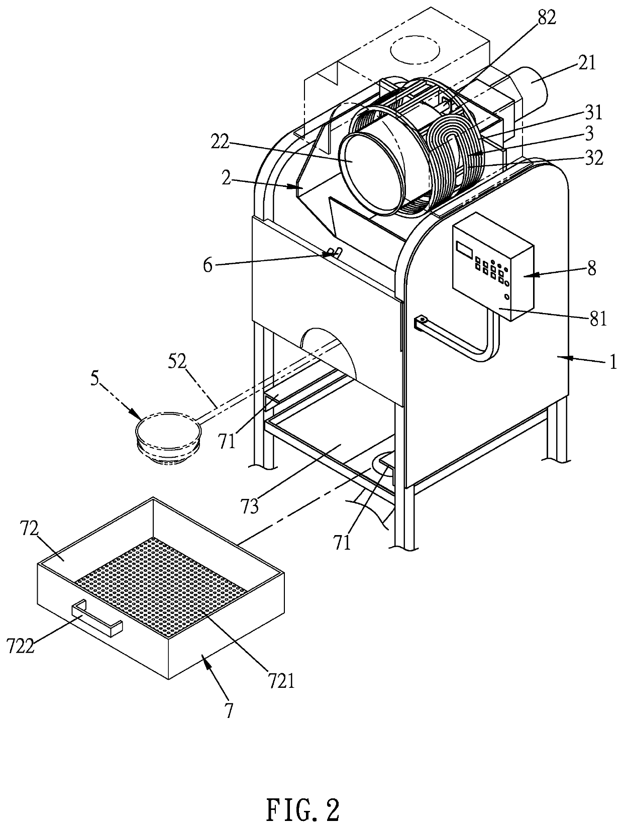 Automatic stir-fryer