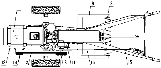 Hand-held deep-loosening weeding machine