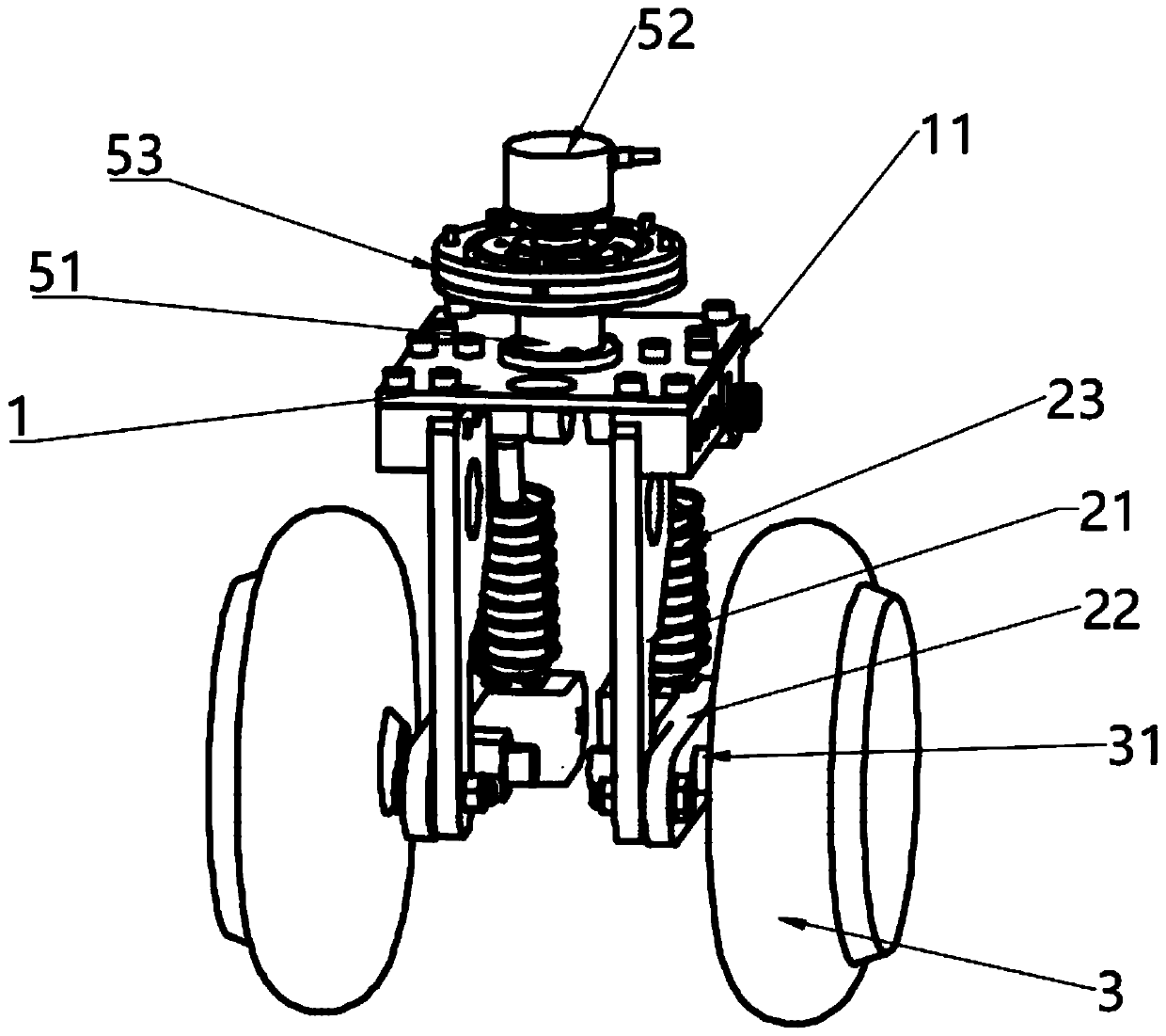 Driving device and AGV (automatic guided vehicle) chassis