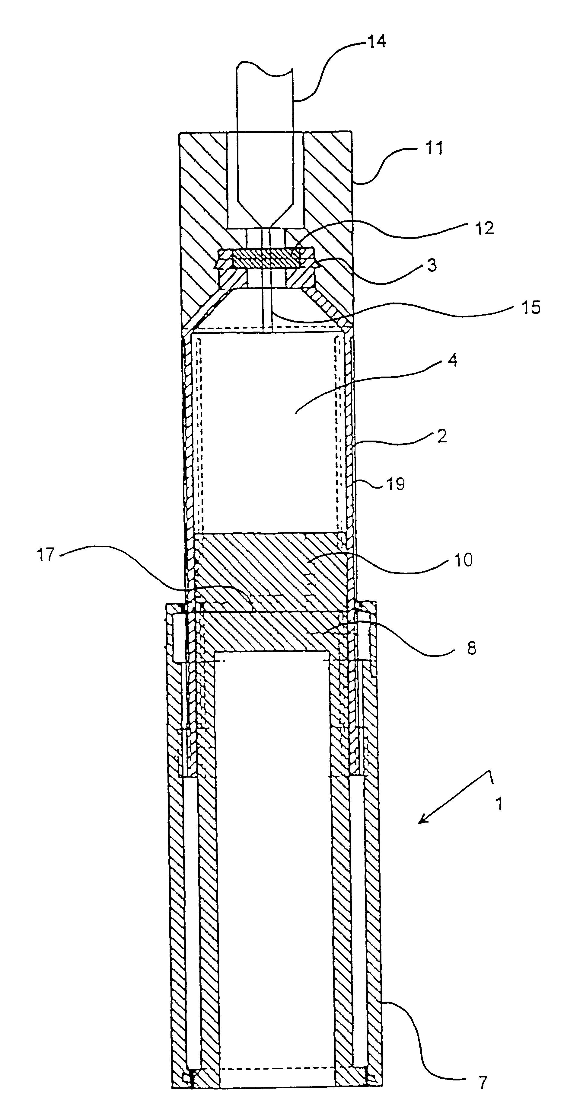 Medicament transferring device