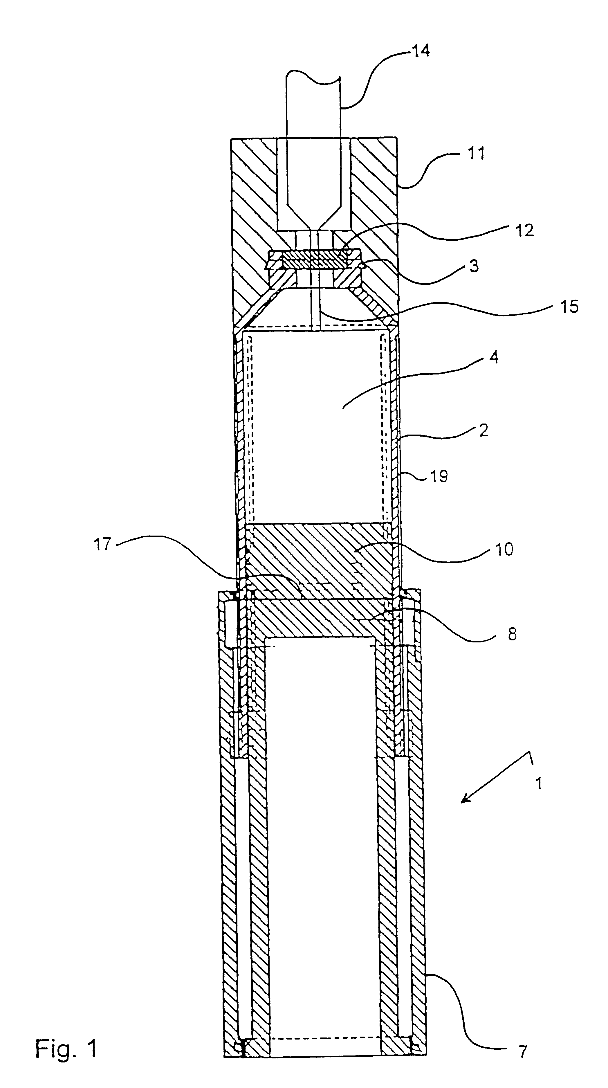 Medicament transferring device