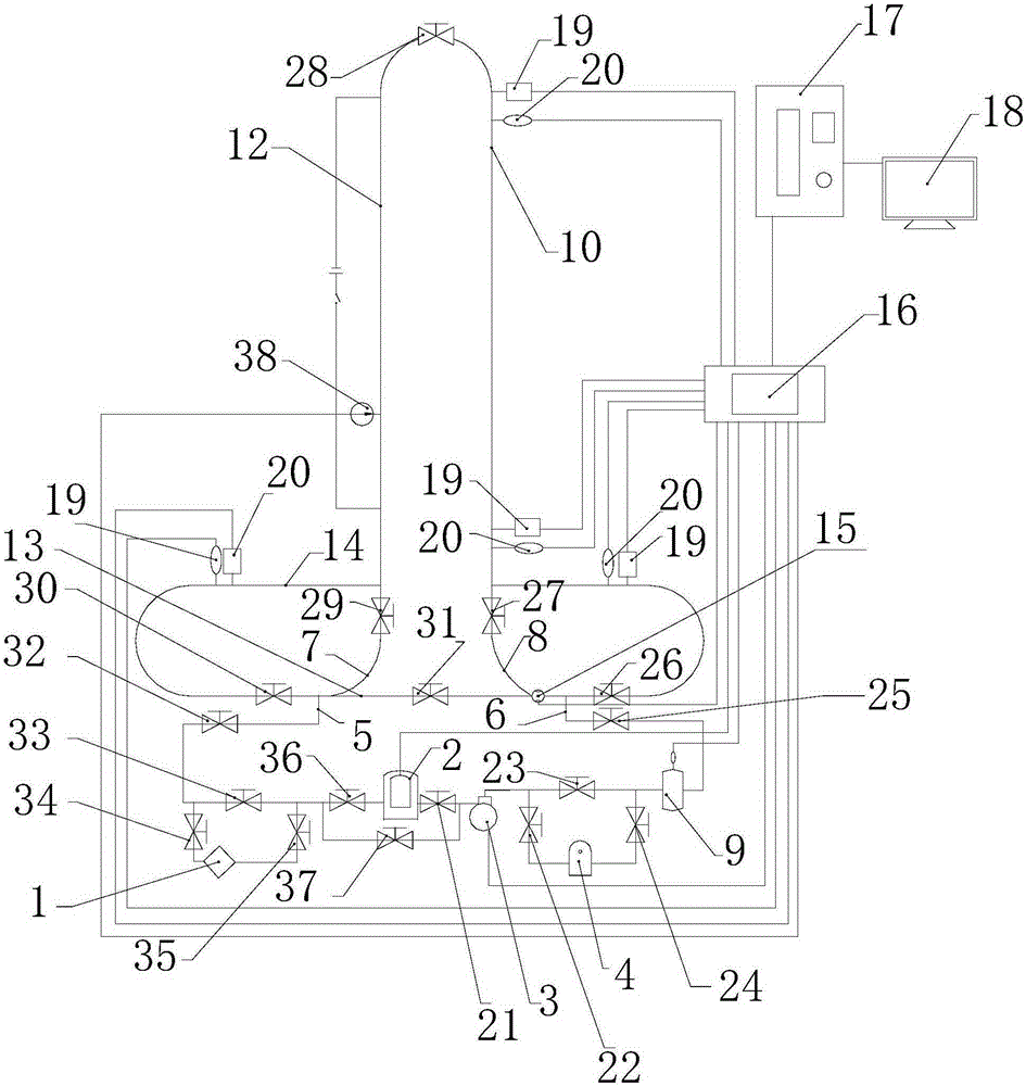 Experimental simulation device for solid-state fluidized exploiting of ocean natural gas hydrate