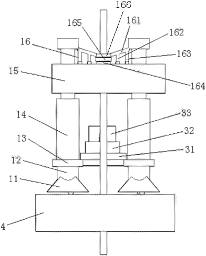 Stretching equipment for bridge vertical rebar