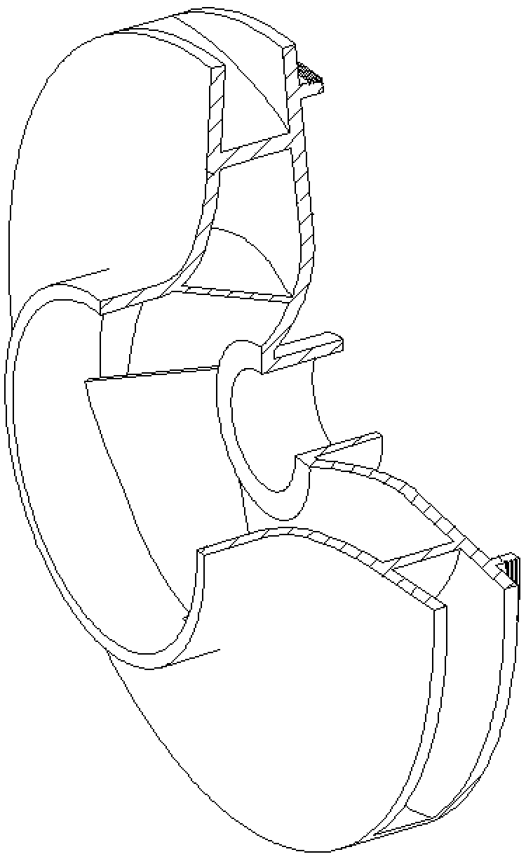 A single-stage centrifugal pump capable of self-balancing axial force