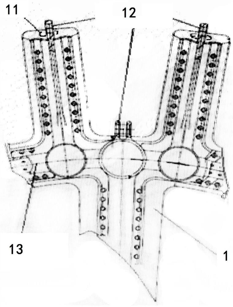 A precision machining method and detection device for a flame stabilizer