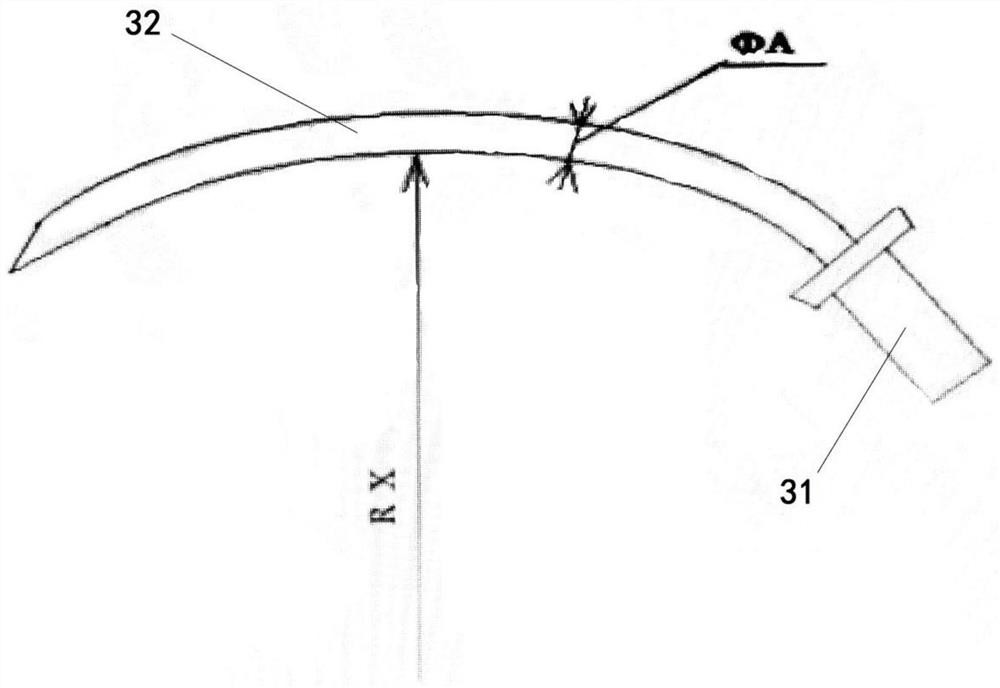 A precision machining method and detection device for a flame stabilizer