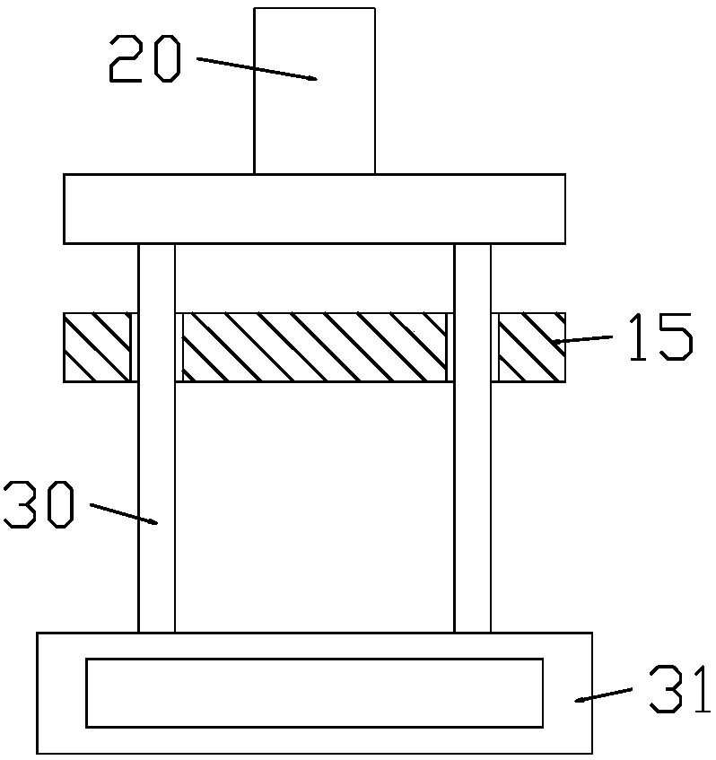 Swing-type irrigation device for farmland water conservancy