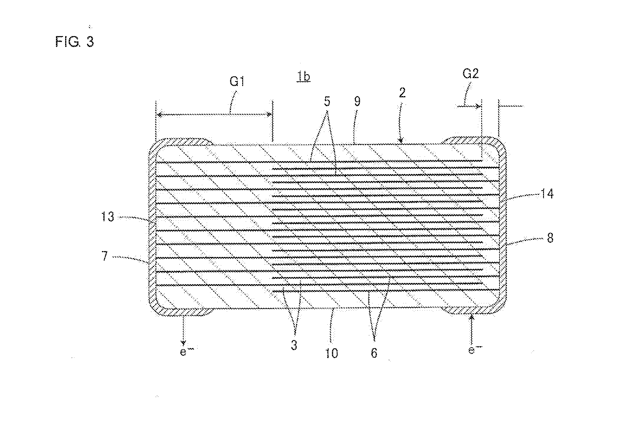 Monolithic ceramic capacitor and structure for mounting the same