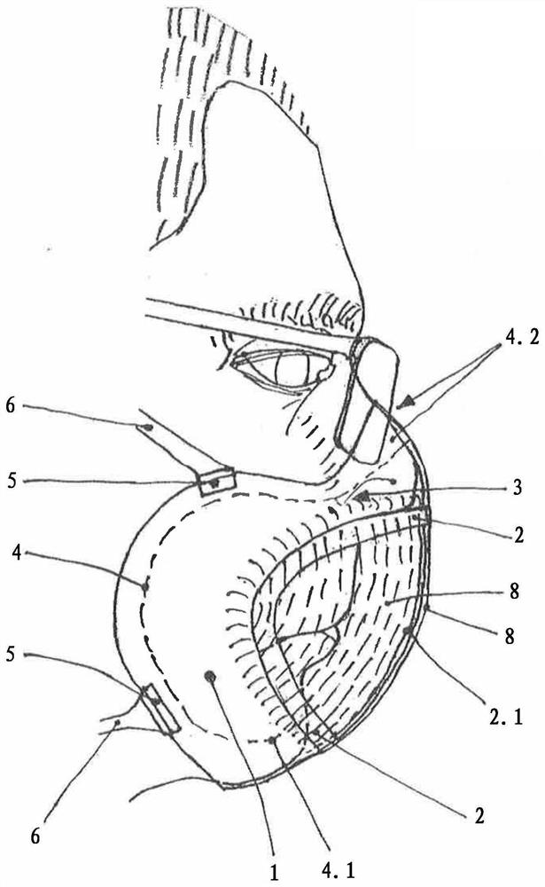 Respiratory protective mask for preventing droplet infection, aerosol and toxic dust