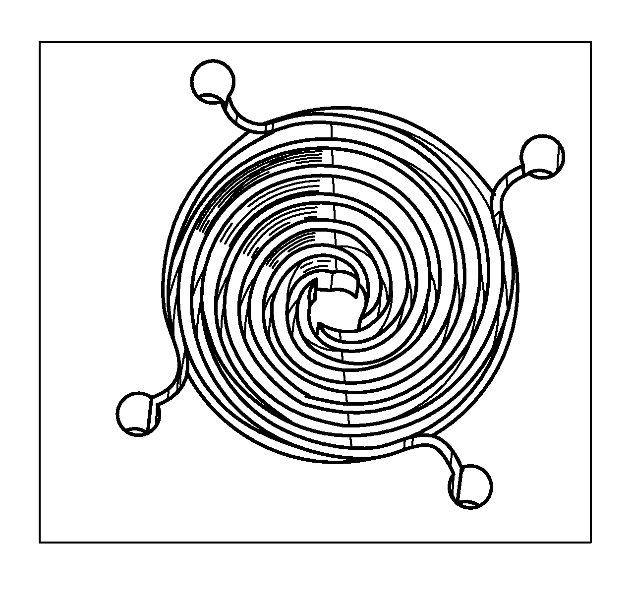 Axiocentric scrubbing land grid array contacts and methods for fabrication