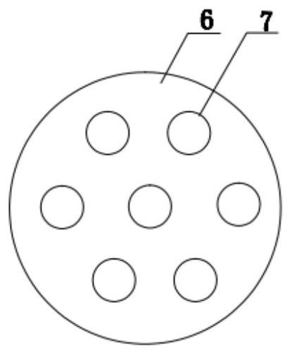 Oil-water separation device and separation method based on PTFE hollow fiber membrane