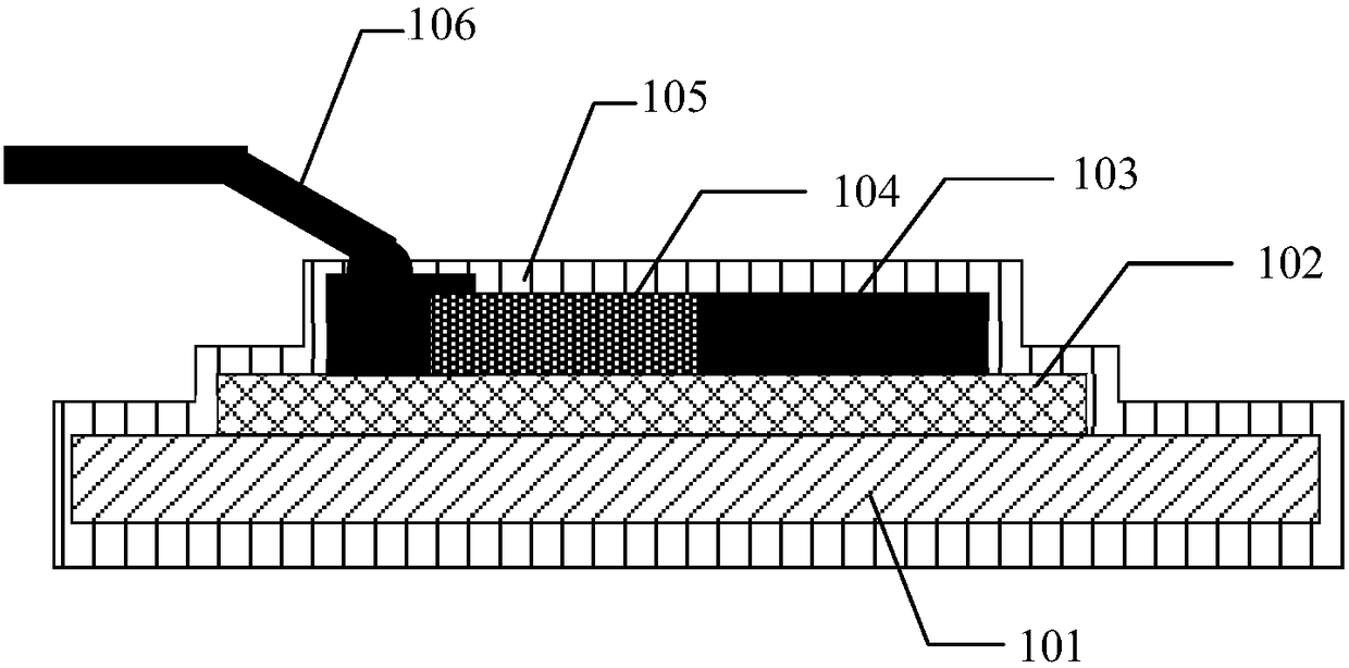 Chip type electronic cigarette heater, preparation method thereof and electronic cigarette