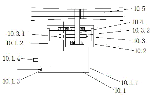 360-degree diameter-changing pneumatic sweeper