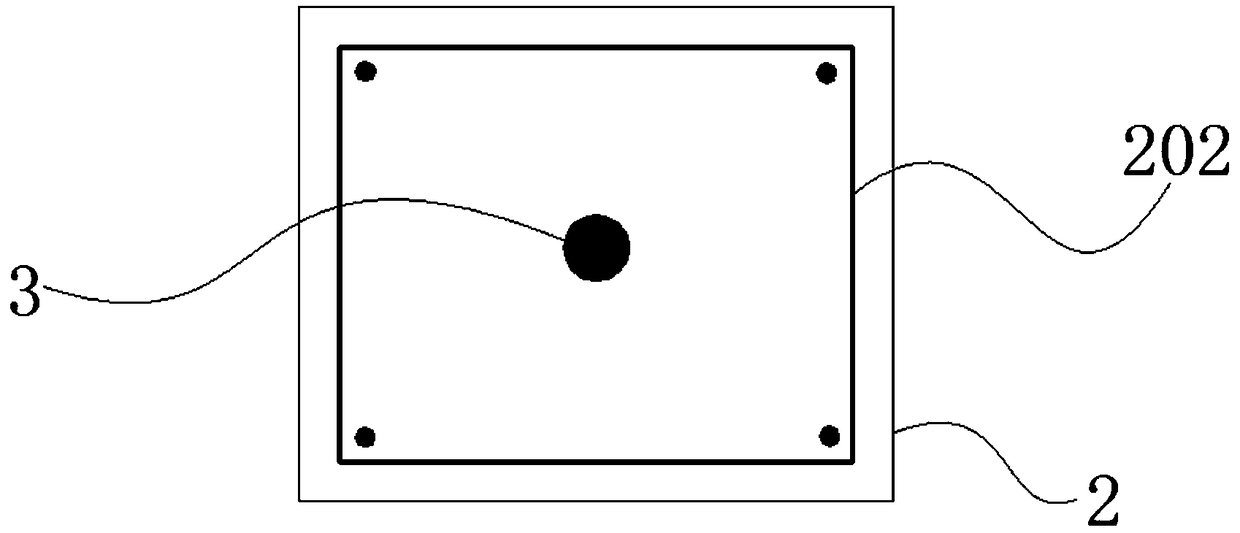 Internal centralized transverse prestress restraint masonry and prestress applying method thereof