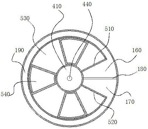 Plant straw anaerobic fermentation treating system capable of achieving pneumatic distribution