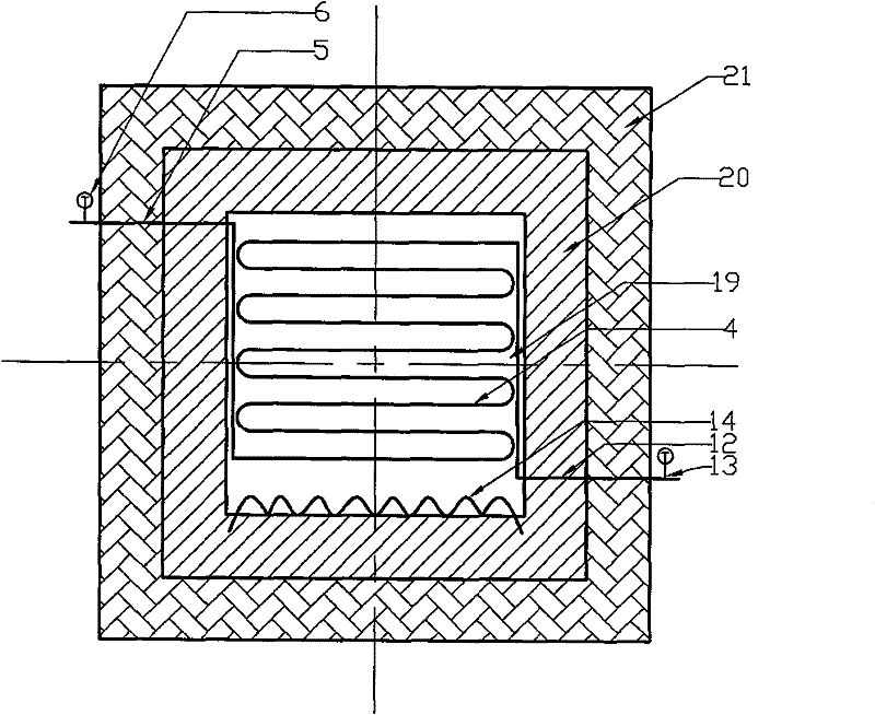 Biomass supercritical water gasification hydrogen production absorption reactor thermally driven by solar energy