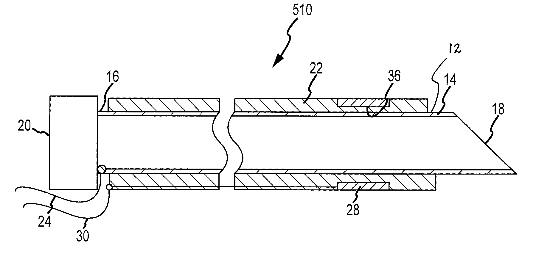 Coated hypodermic needle