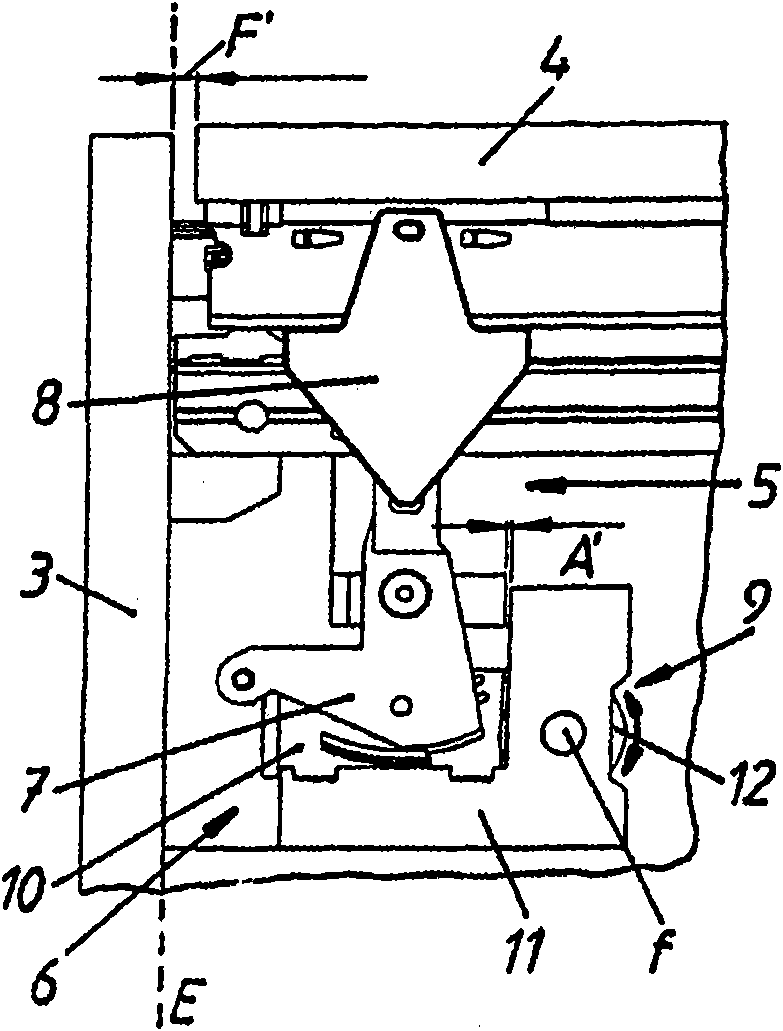 Immobilization device for locking a furniture part movably supported in or on a piece of furniture