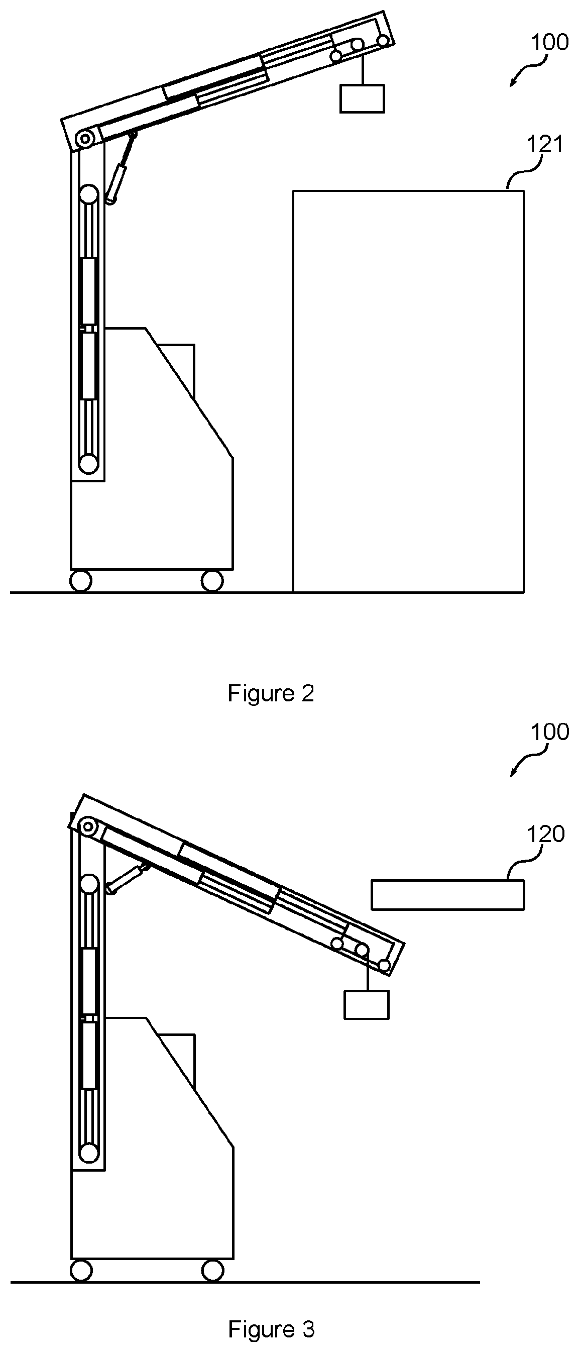 A weight balancing gantry