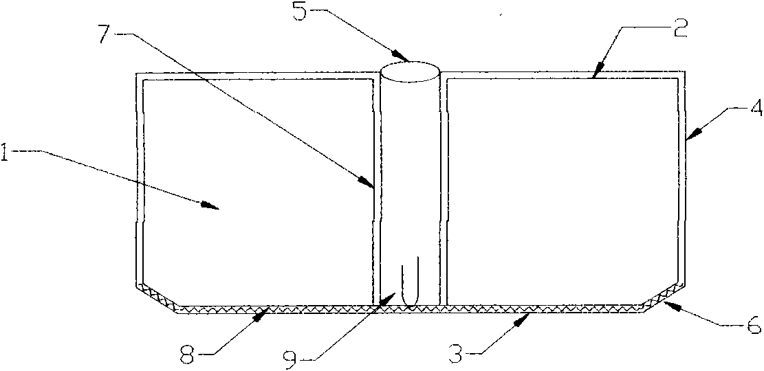 Energy-saving cast-in-place hollow floor