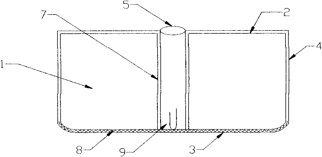 Energy-saving cast-in-place hollow floor