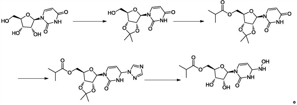 Preparation method of mupiravir