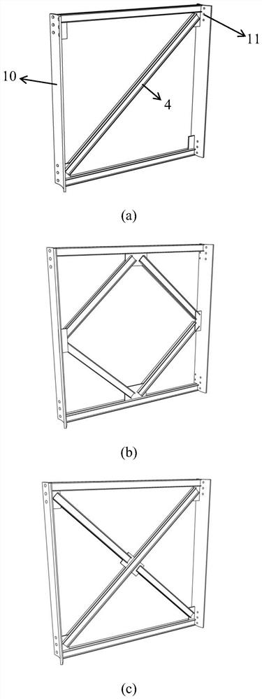 Prefabricated composite steel tube concrete latticed column and construction method