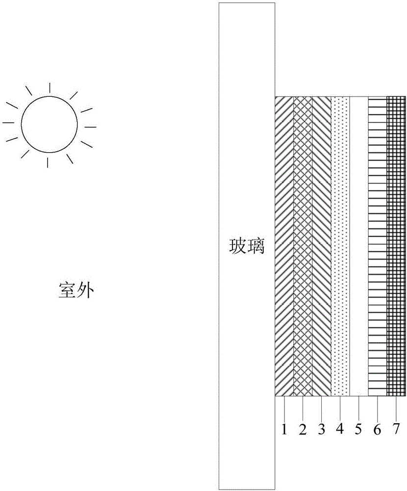 One-way transparent glass film