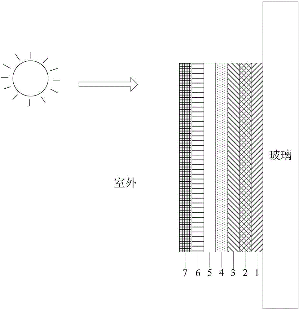 One-way transparent glass film