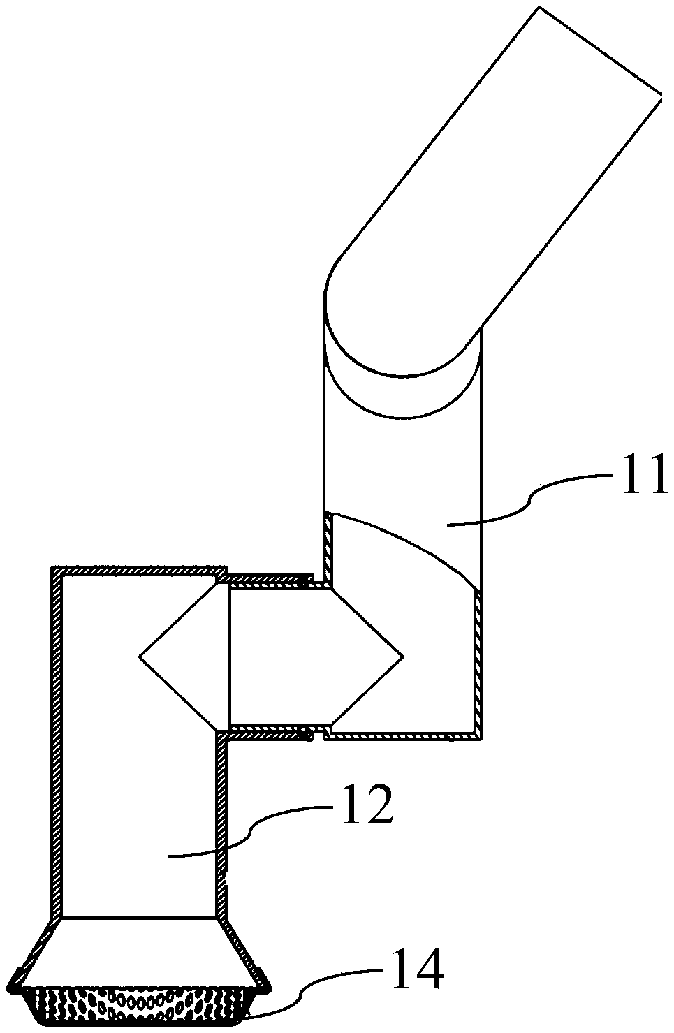 Engine oil filter strainer assembly for engine and engine