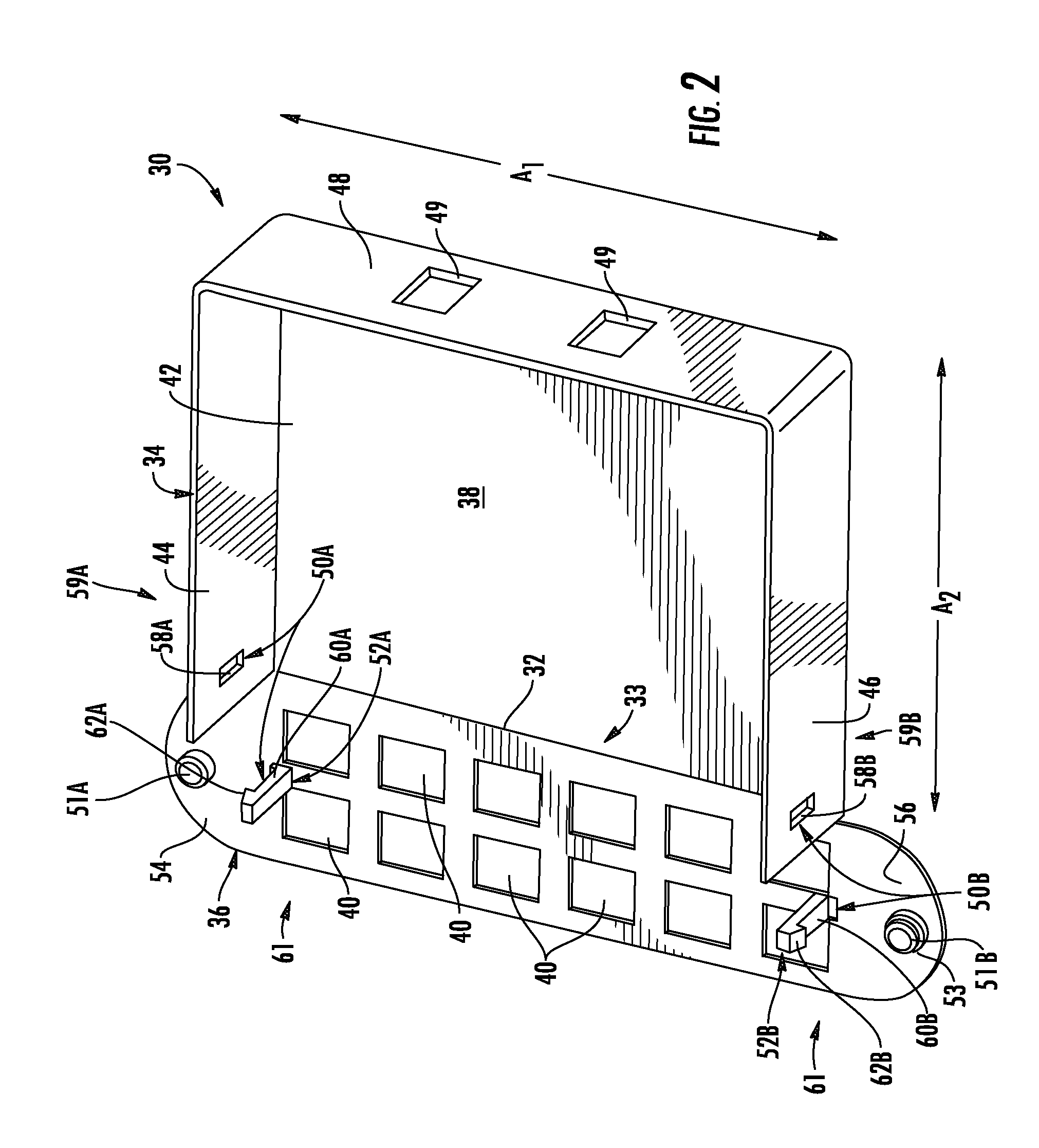 Hinged Fiber Optic Module Housing and Module