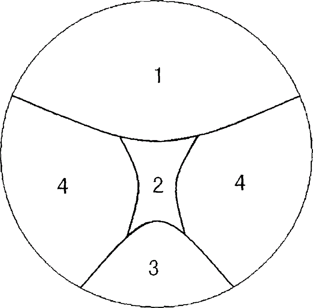 Progressive multi-focus lens