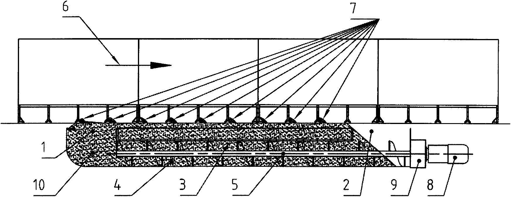 End part sealing method of sintering machine