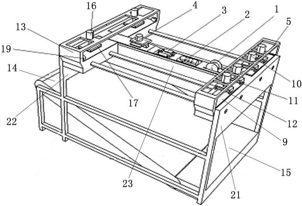 Automatic sled plate comb bonding machine and using method