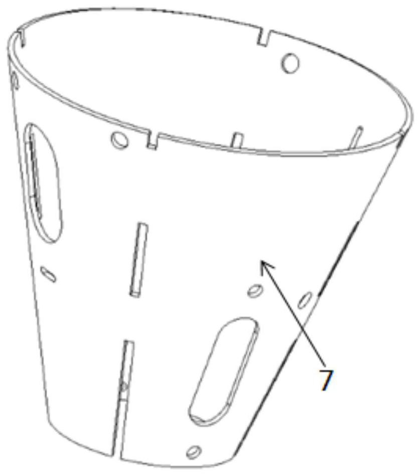 Manufacturing method of conical mica tube