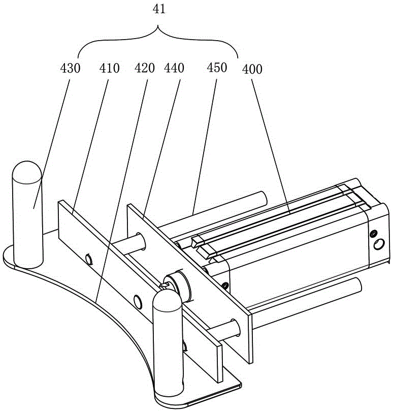 High-speed stacking machine for tires and stacking method thereof