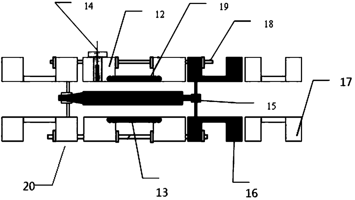 Electrochemical pipeline erosion corrosion testing device