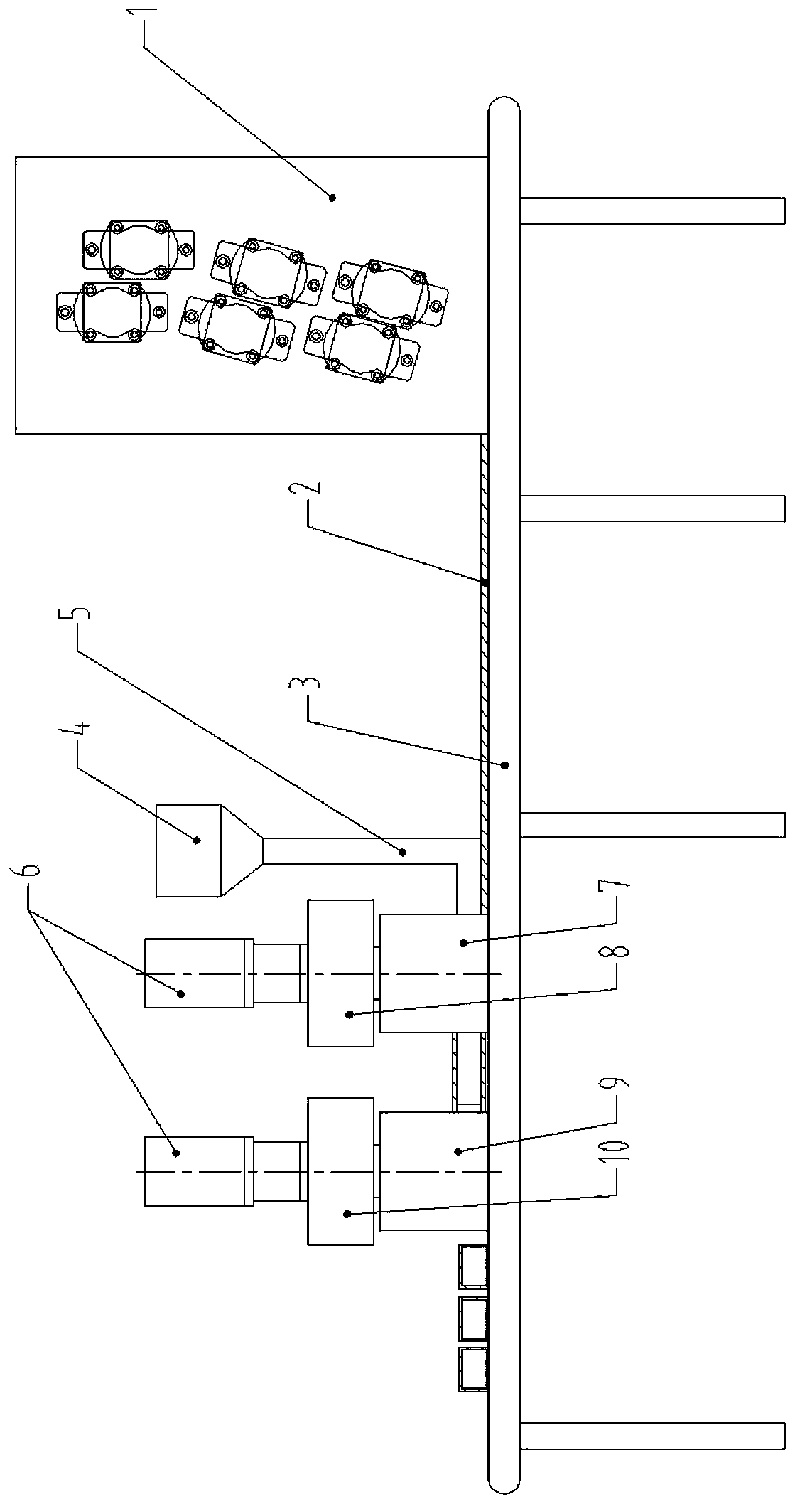 Digital dumpling production apparatus driven by micro motor