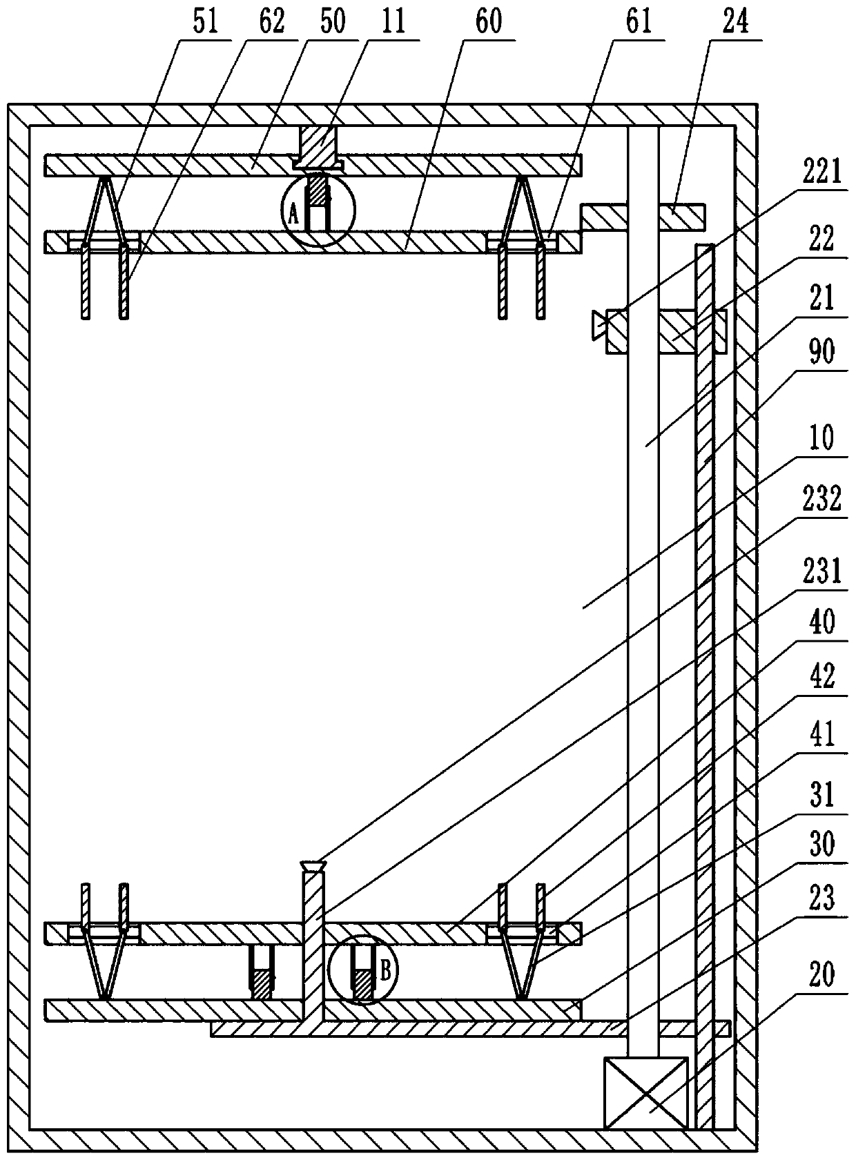 Spraying unit for guardrail production