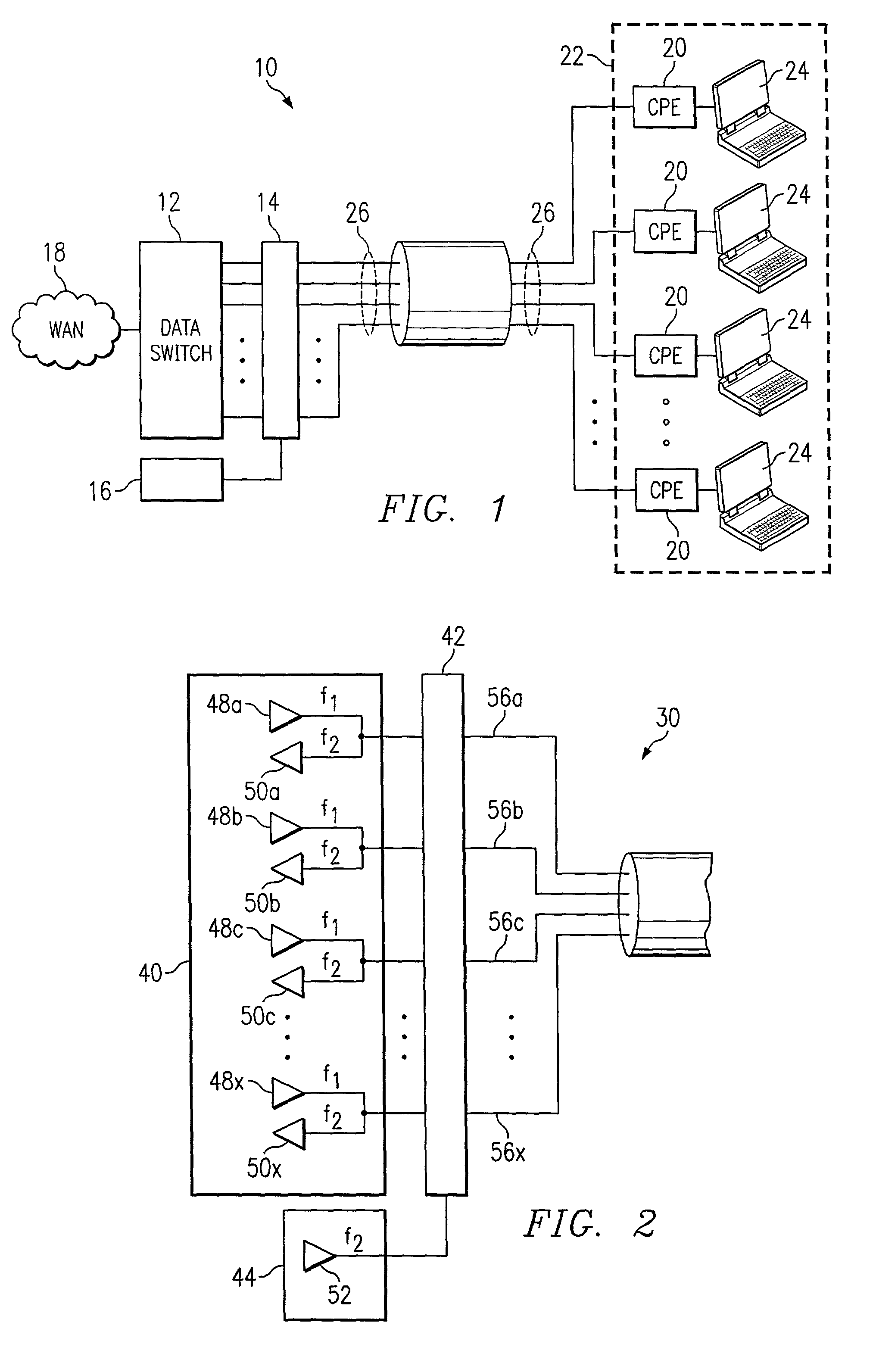 Method and system for measuring crosstalk utilizing a crossbar switch