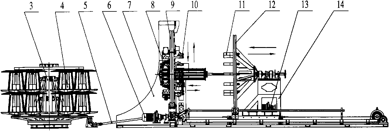 Wire-releasing type automatic reducing seam welder