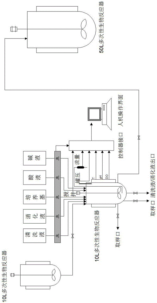 Disposable intelligent digester system for animal cell culture