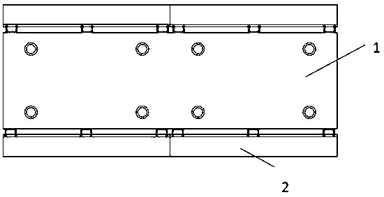 Composite track board applied to magnetic levitation line