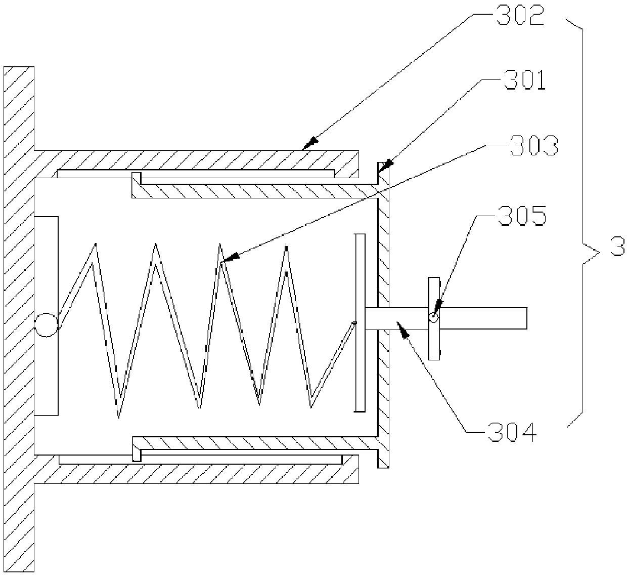 Storage battery safety box for new energy electric vehicle