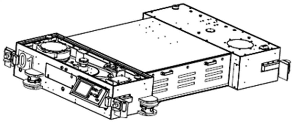 Conveying and machining system based on AGV