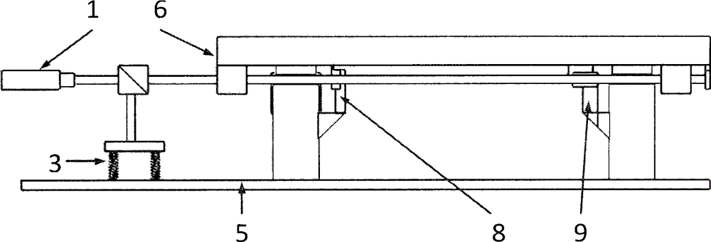 Air flotation vibration isolation platform based on spring zero position criterion and laser self-alignment measurement