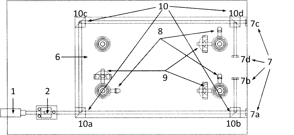 Air flotation vibration isolation platform based on spring zero position criterion and laser self-alignment measurement