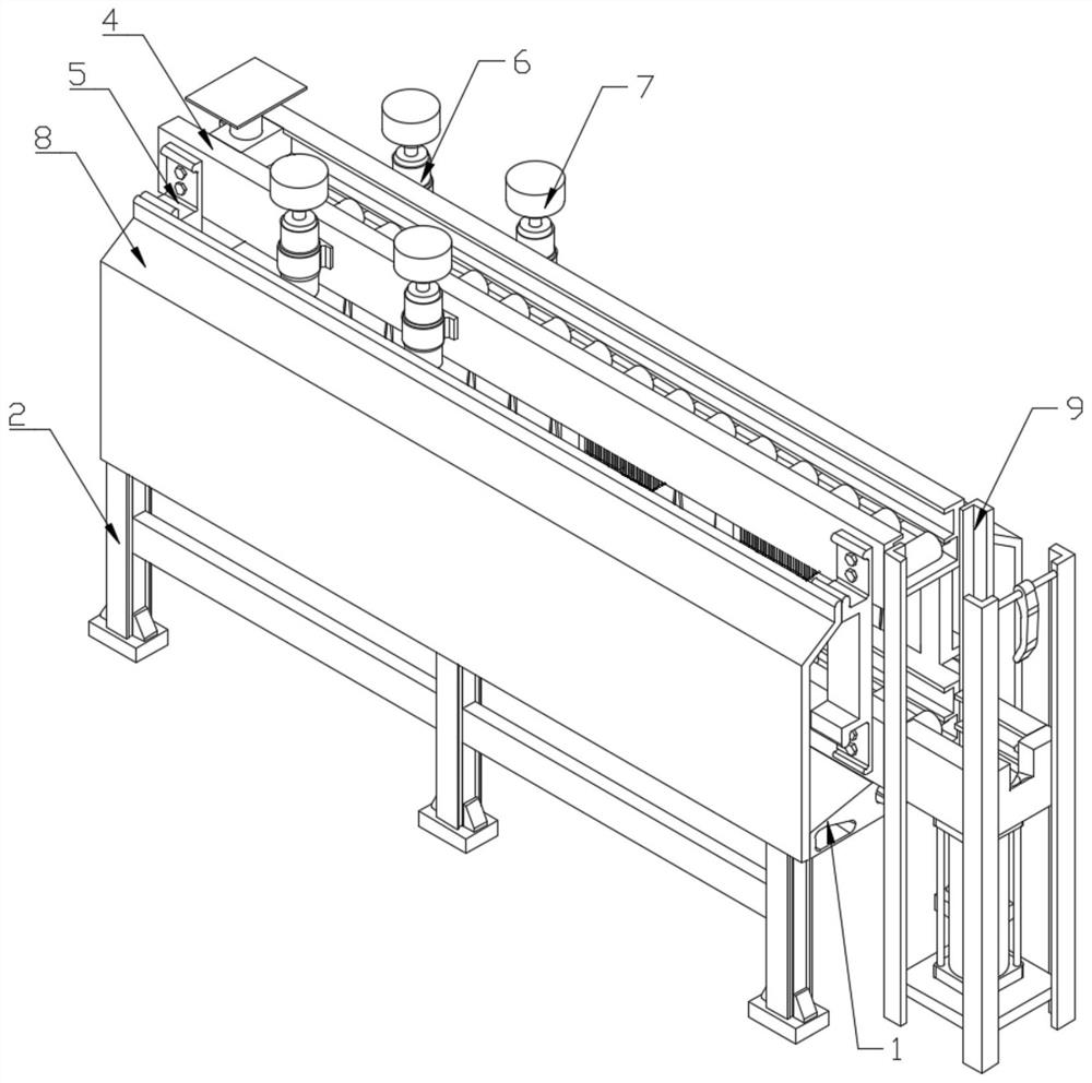 Circuit board edge grinding device with self-overturning function and using method thereof