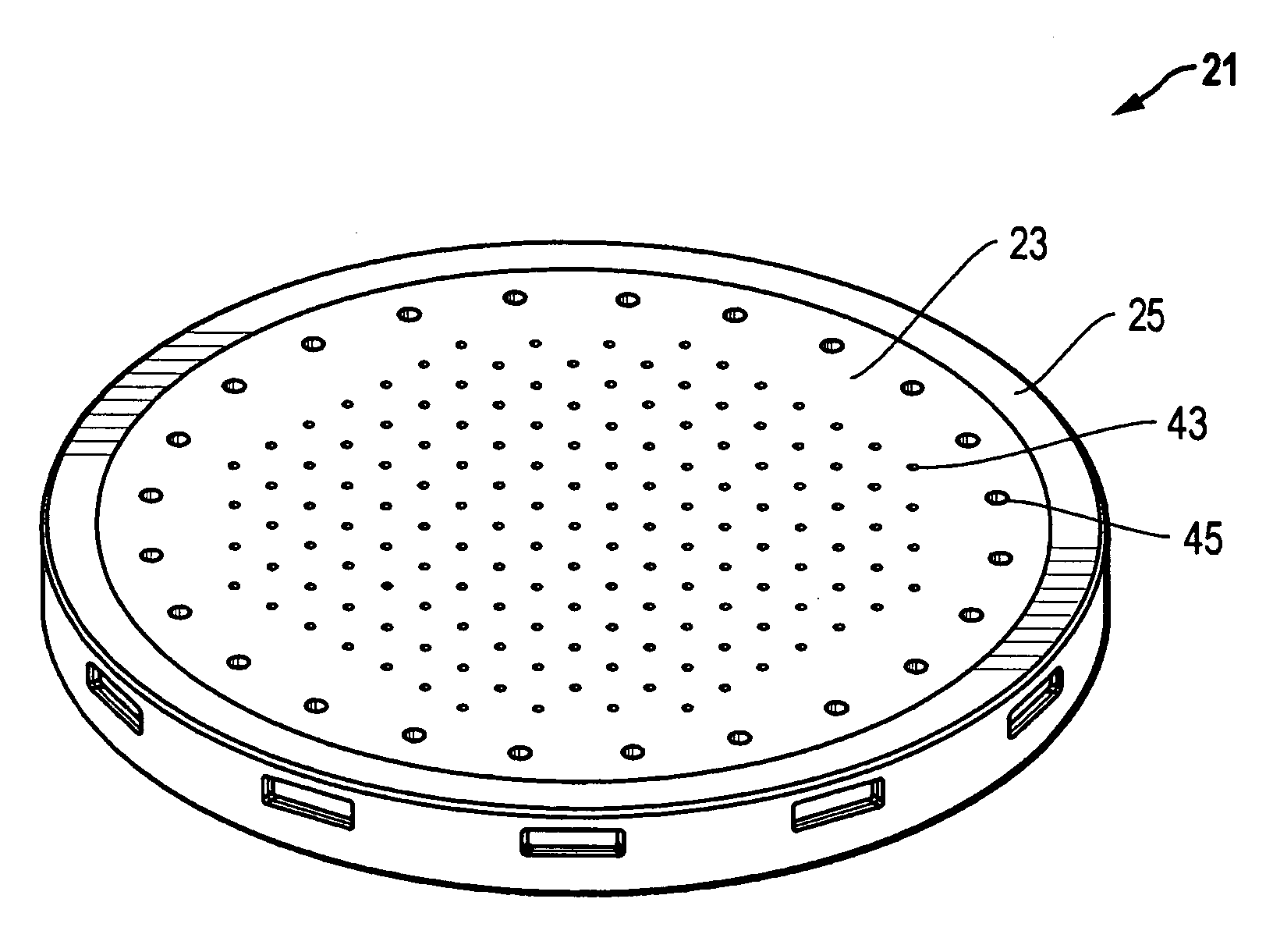 System, method, and apparatus for dual gas delivery through a high temperature artifact without undesirable gas mixing